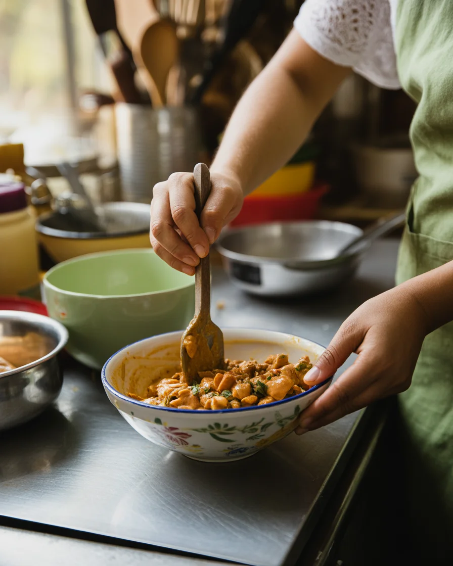 Low Carb Peanut Chicken Skillet