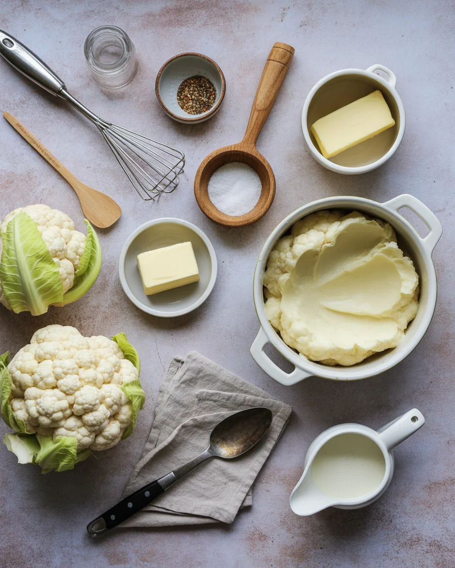 Cauliflower Mash with Keto Gravy