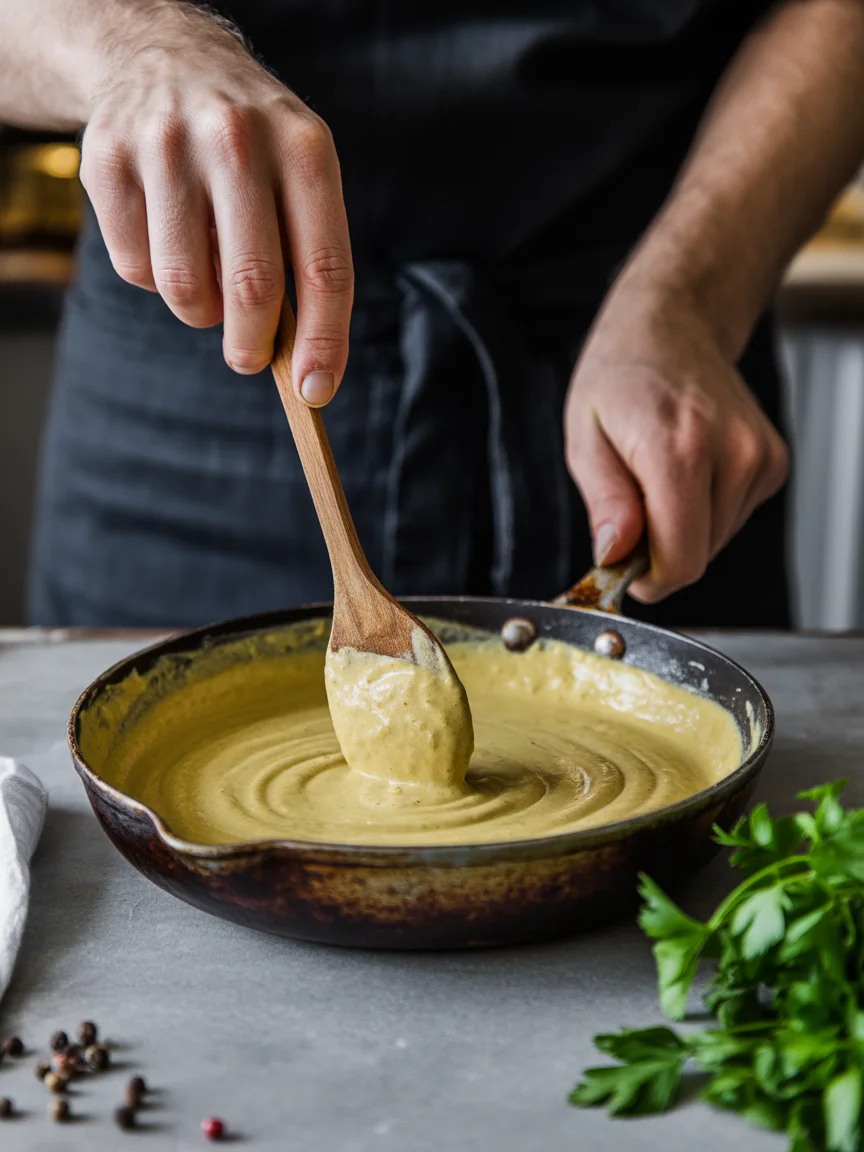 Chicken Thighs with Creamy Mustard Sauce