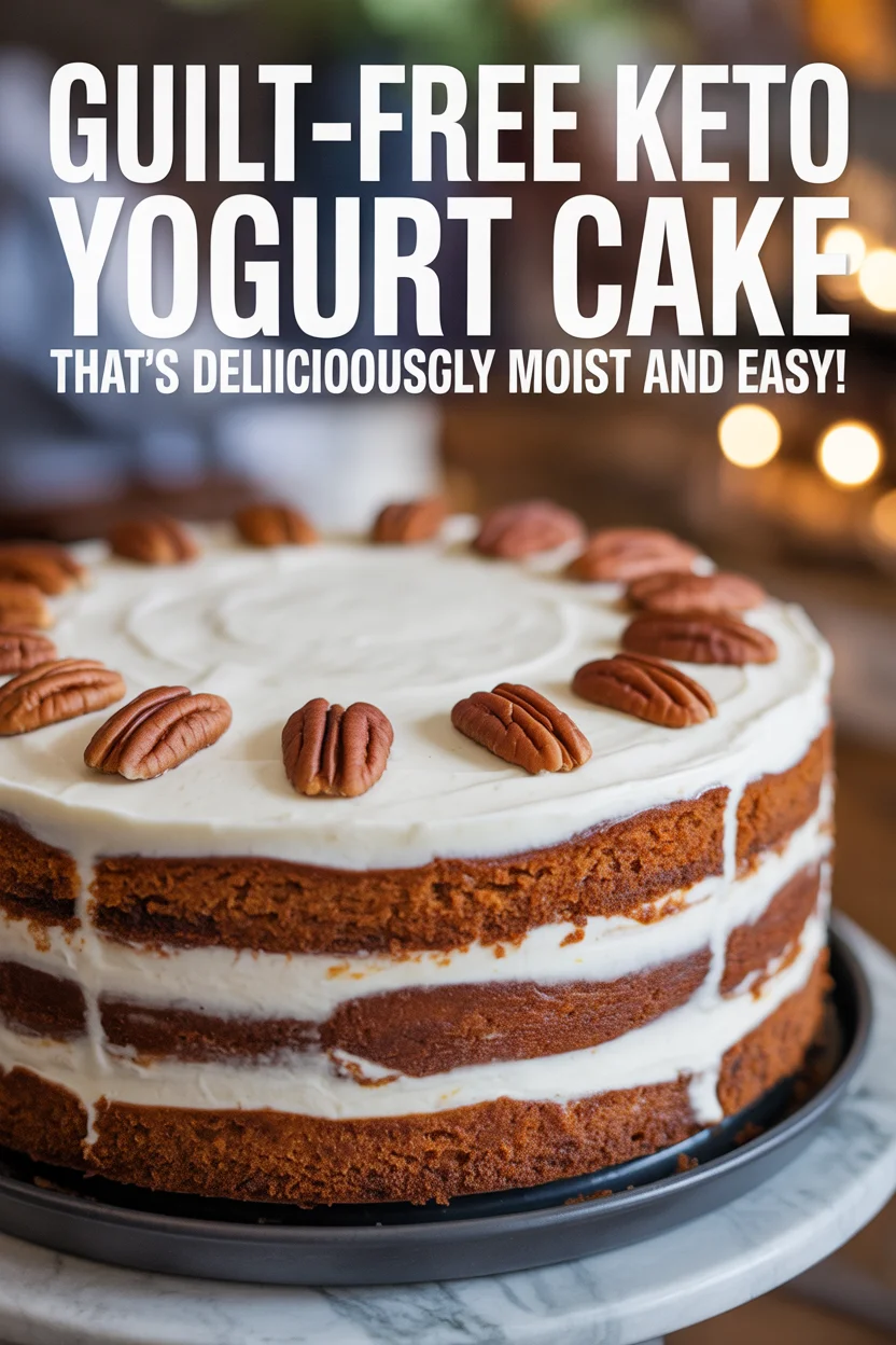 Guilt-Free Keto Yogurt Cake That's Deliciously Moist and Easy!