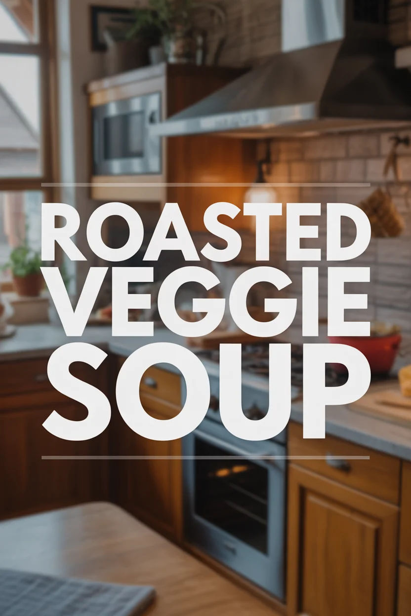 roasted veggie soup