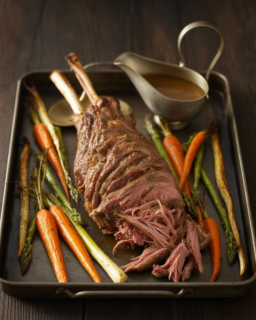 Mouthwatering Slow Cooker Roast Lamb Leg for Cozy Nights