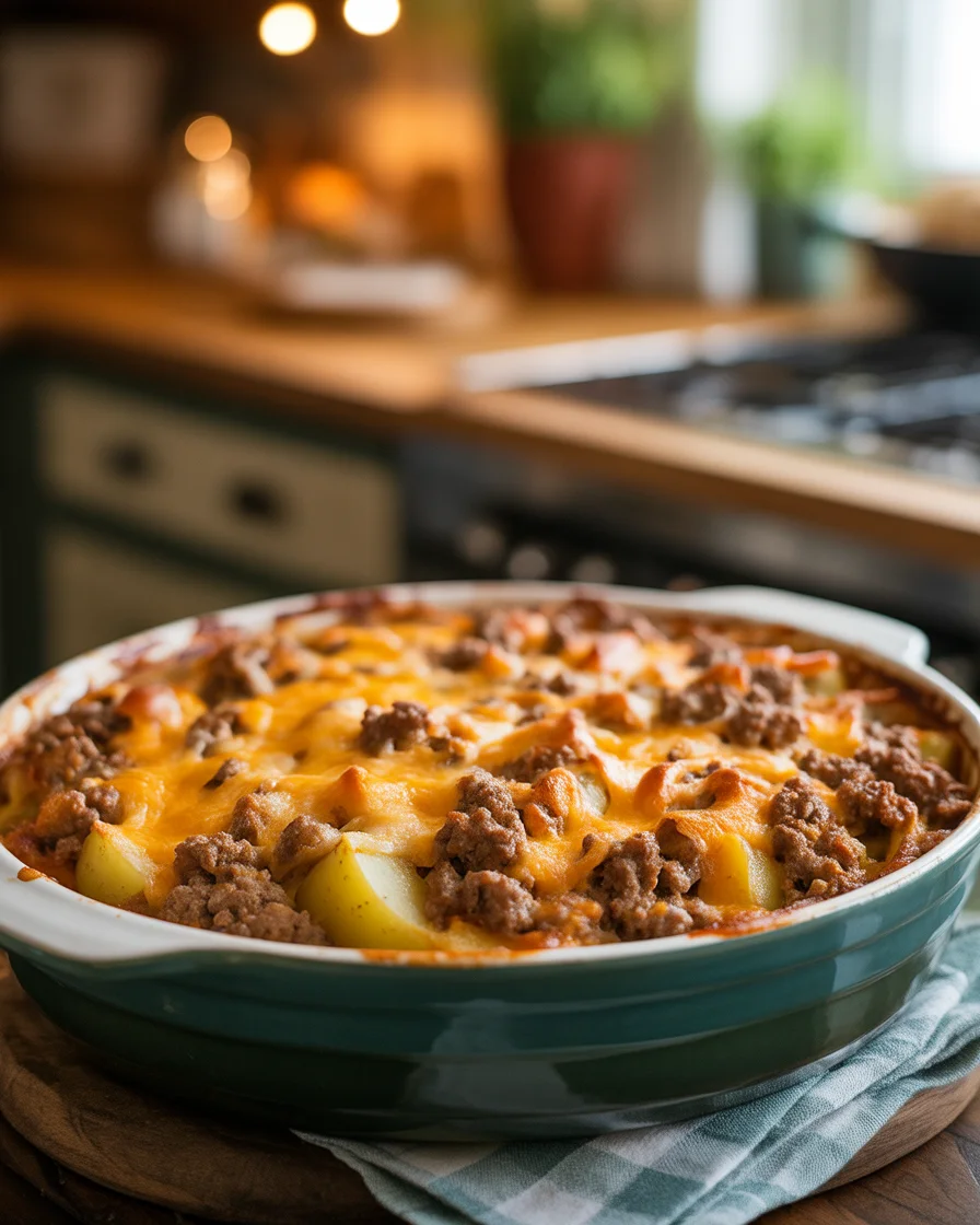 Deliciously Easy Crockpot Taco Hash Brown Casserole Recipe