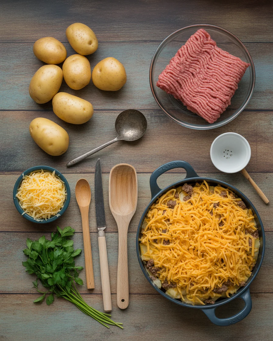 Crockpot Taco Hash Brown Casserole