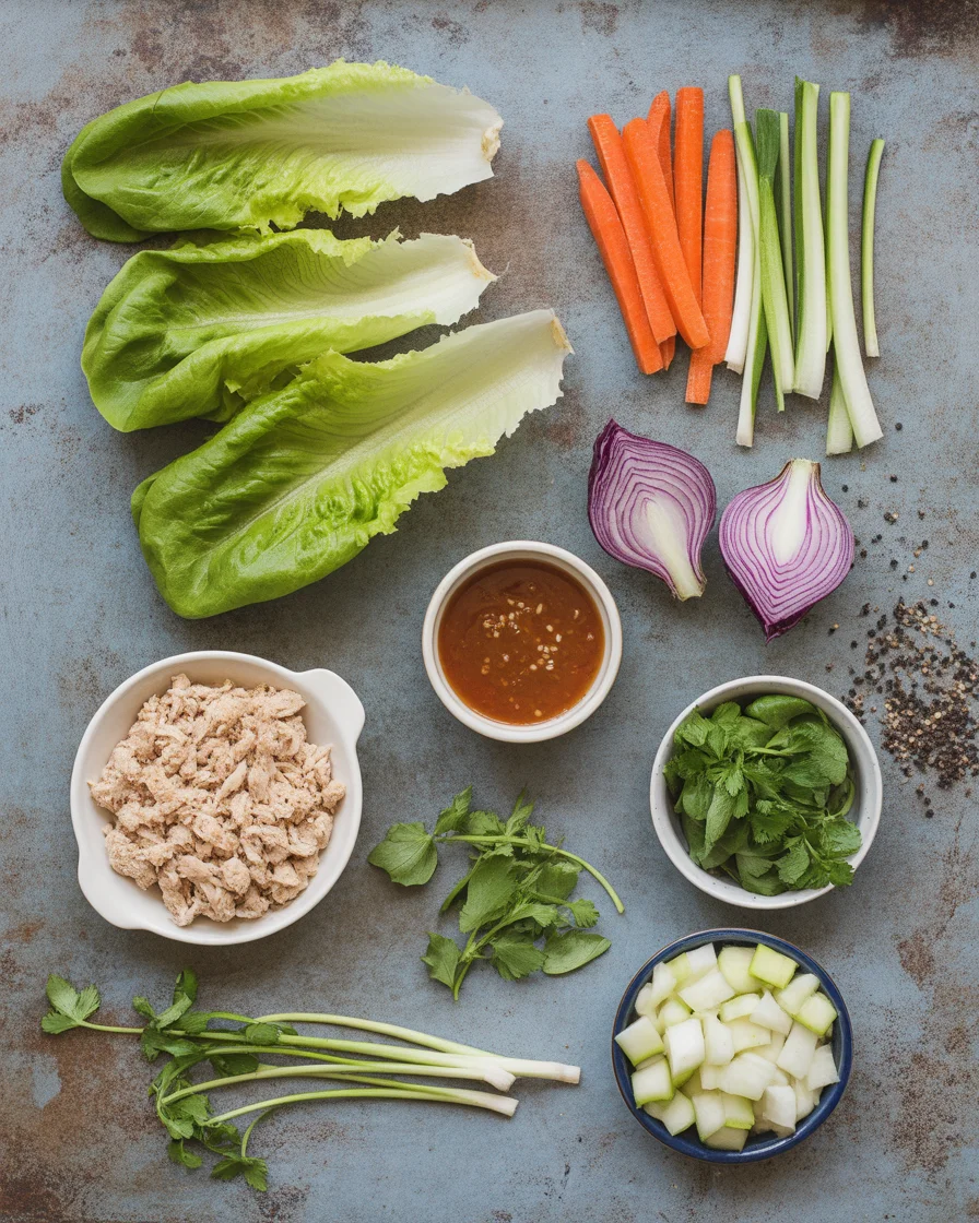 Paleo Chicken Lettuce Wraps