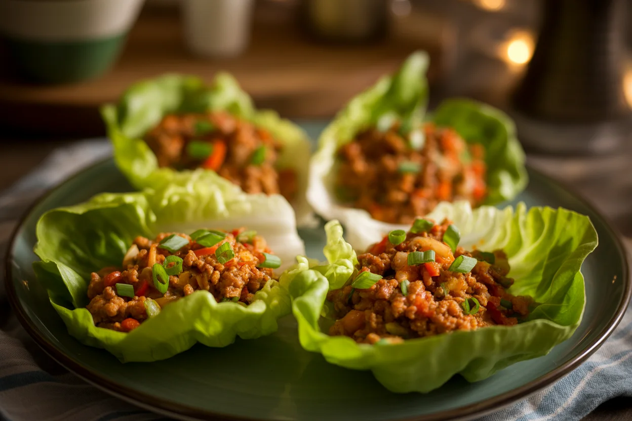 Wholesome Healthy Chicken Lettuce Wraps That Are Low Calorie