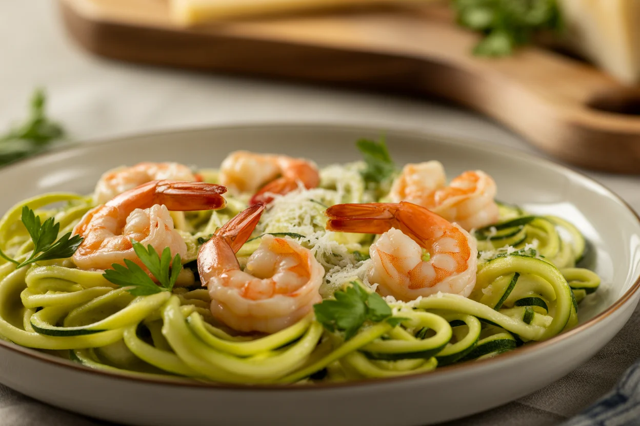 Delicious Shrimp and Zucchini Noodles Recipe for a Healthy Meal