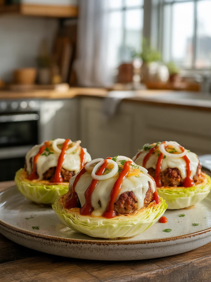Tasty Oven-Baked Cabbage Burgers You'll Want to Try Tonight!