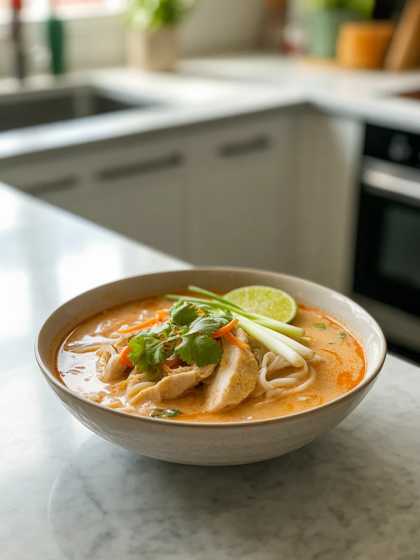 Easy Thai Coconut Chicken Soup Recipe