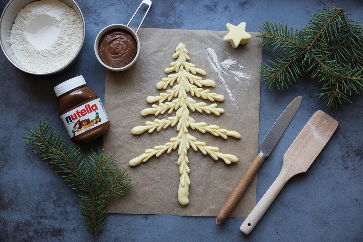 NUTELLA CHRISTMAS TREE