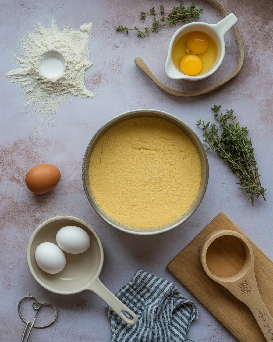 Skillet Cornbread with a buttery crust