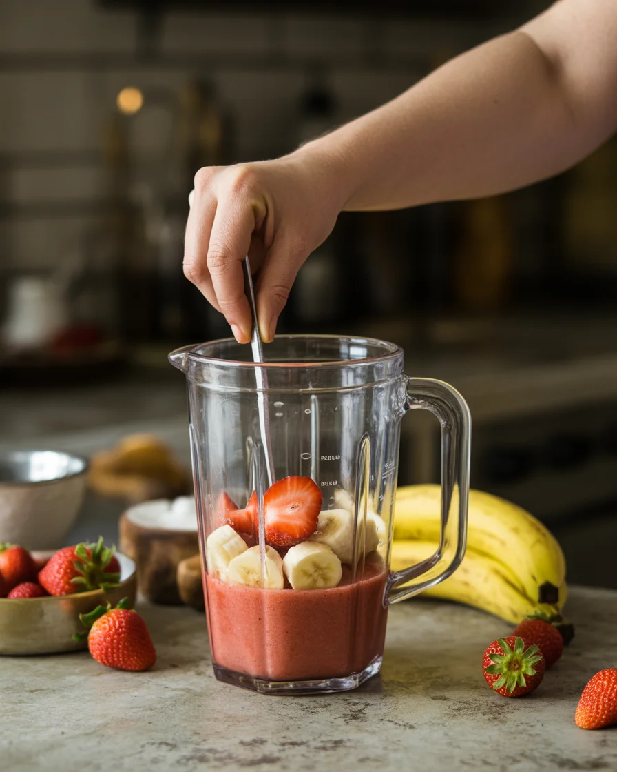 Delicious Strawberry Banana Smoothie