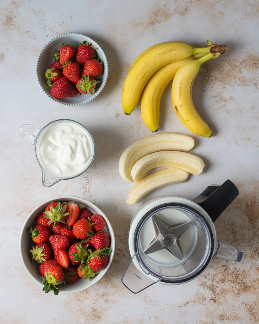 strawberry banana smoothie