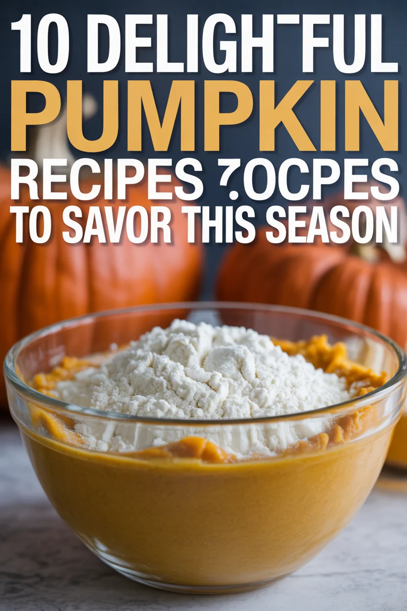 10 Delightful Pumpkin Recipes to Savor This Season