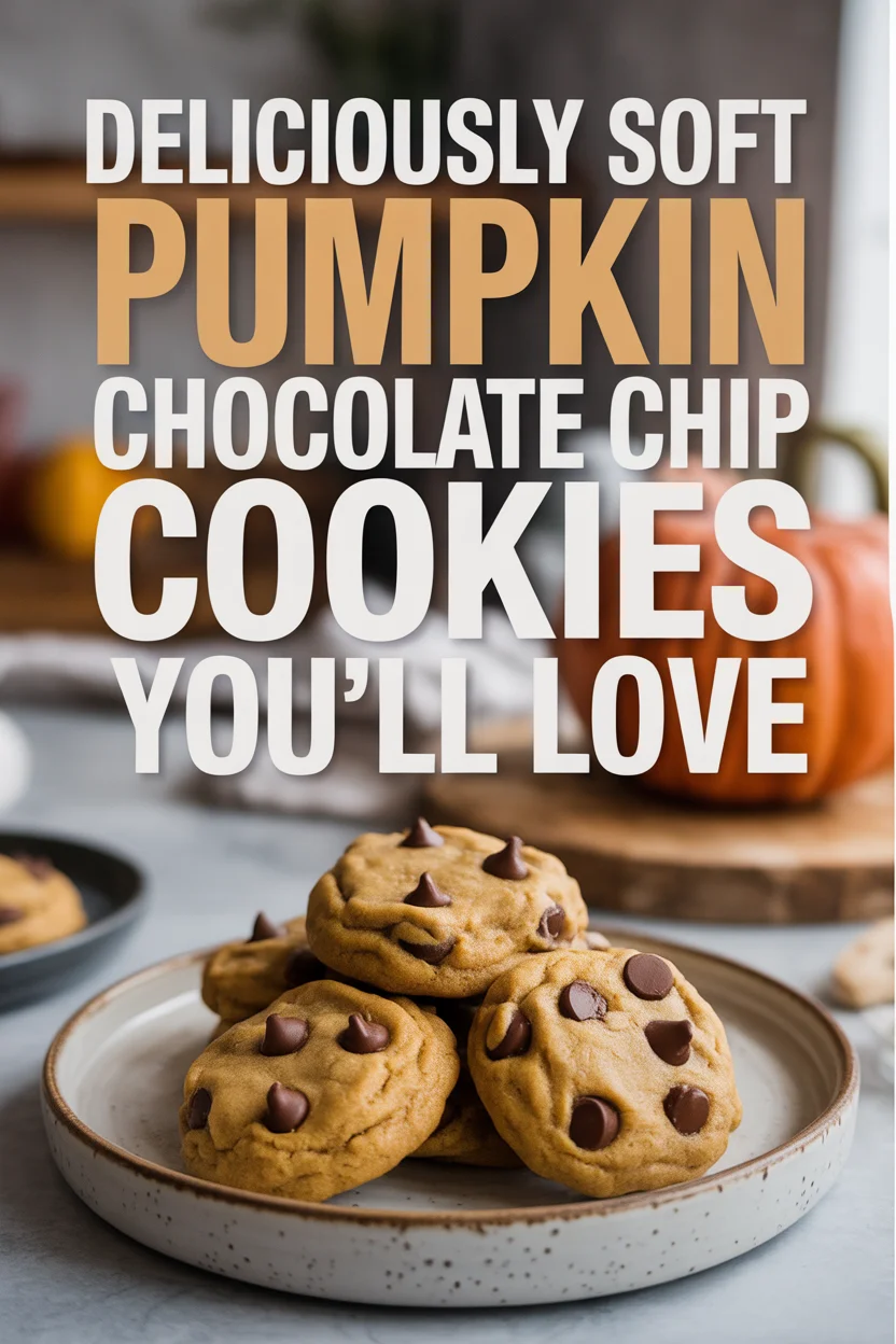 Deliciously Soft Pumpkin Chocolate Chip Cookies You'll Love