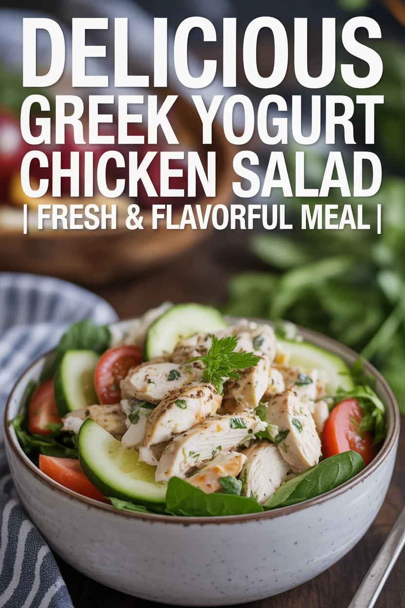 Delicious Greek Yogurt Chicken Salad | Fresh & Flavorful Meal