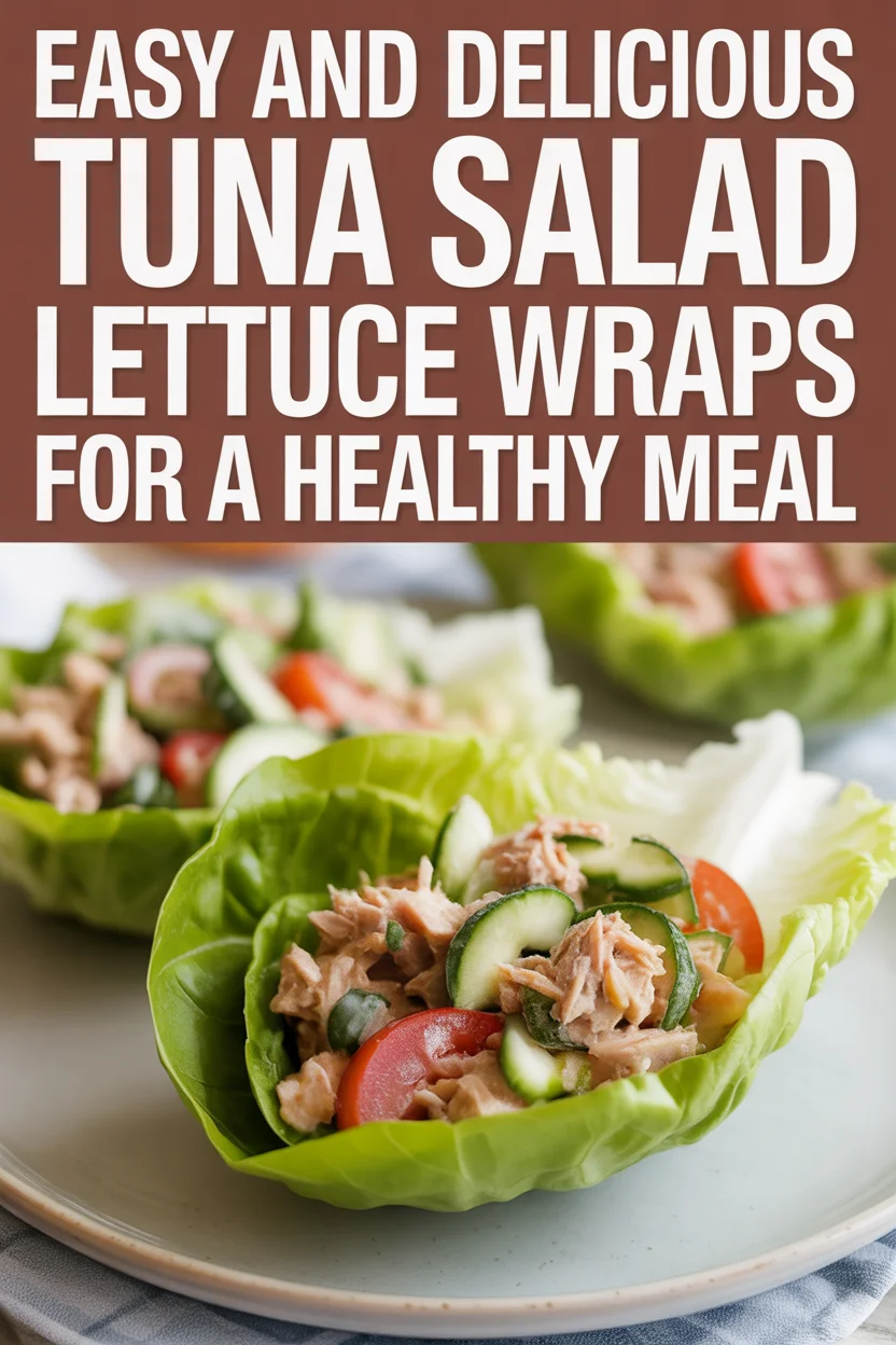 Tuna Salad Lettuce Wraps