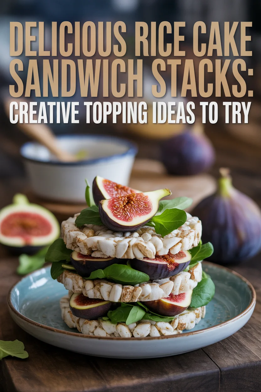 Delicious Rice Cake Sandwich Stacks: Creative Topping Ideas to Try