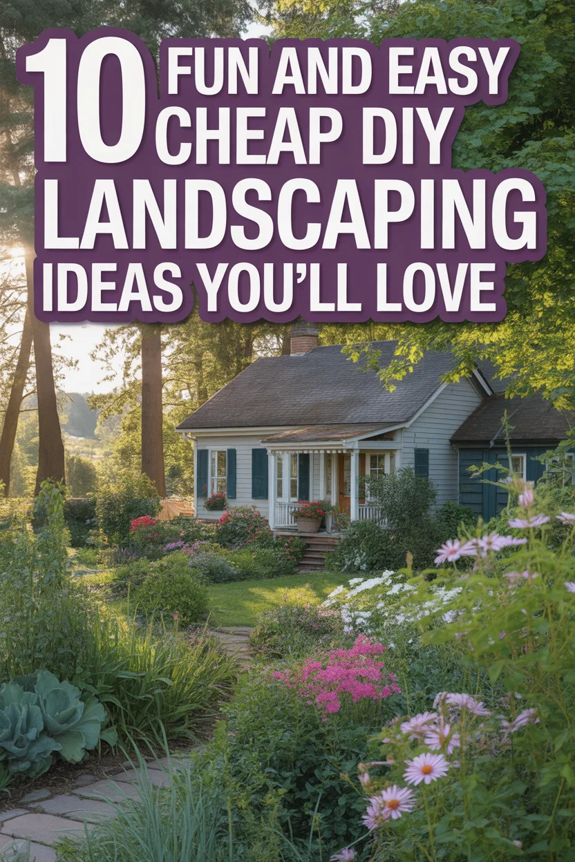 10 Fun and Easy Cheap DIY Landscaping Ideas You'll Love