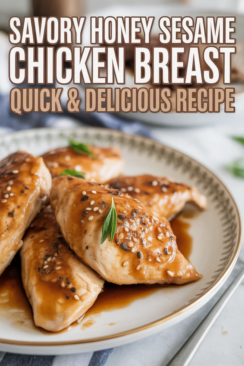 honey sesame chicken breast