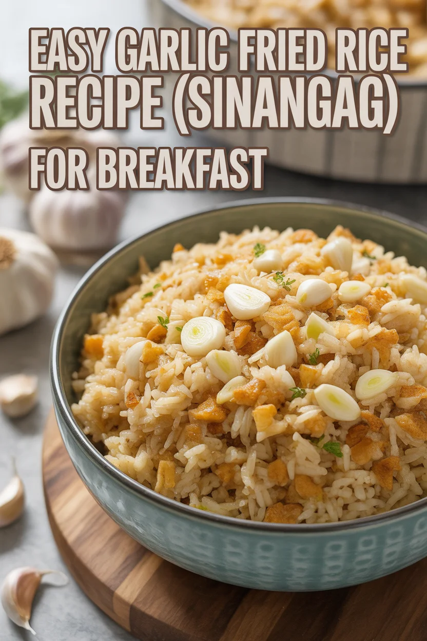Filipino Garlic Fried Rice (Sinangag)