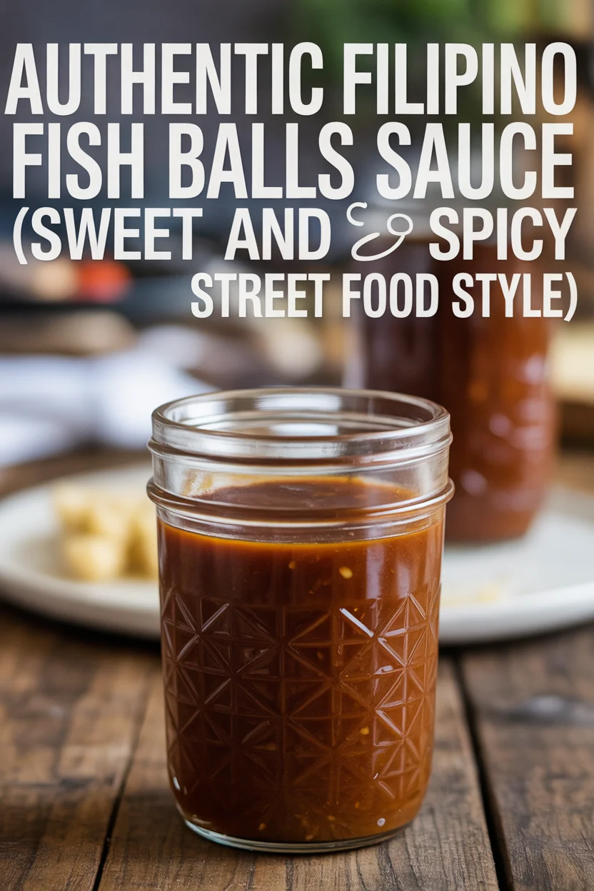 Filipino Fish Balls Sauce