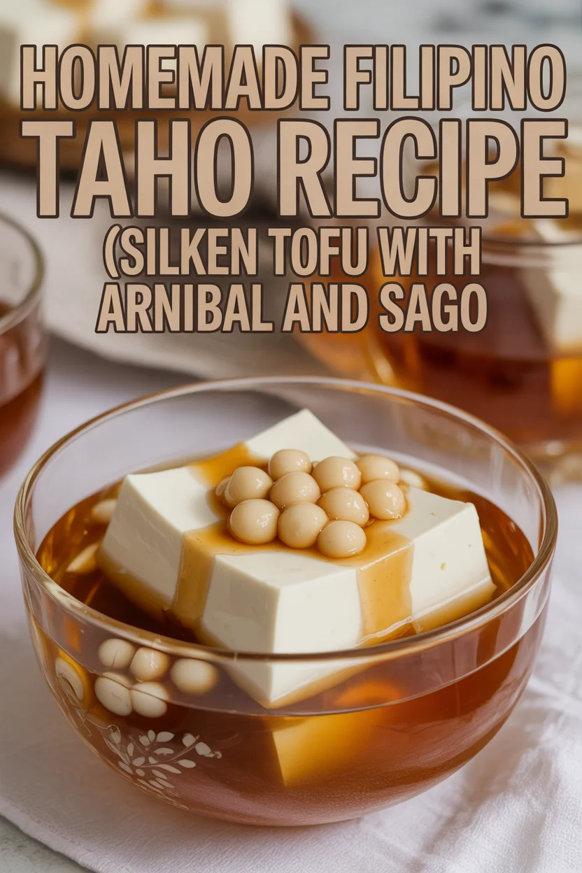 Taho (Silken Tofu with Syrup and Sago)