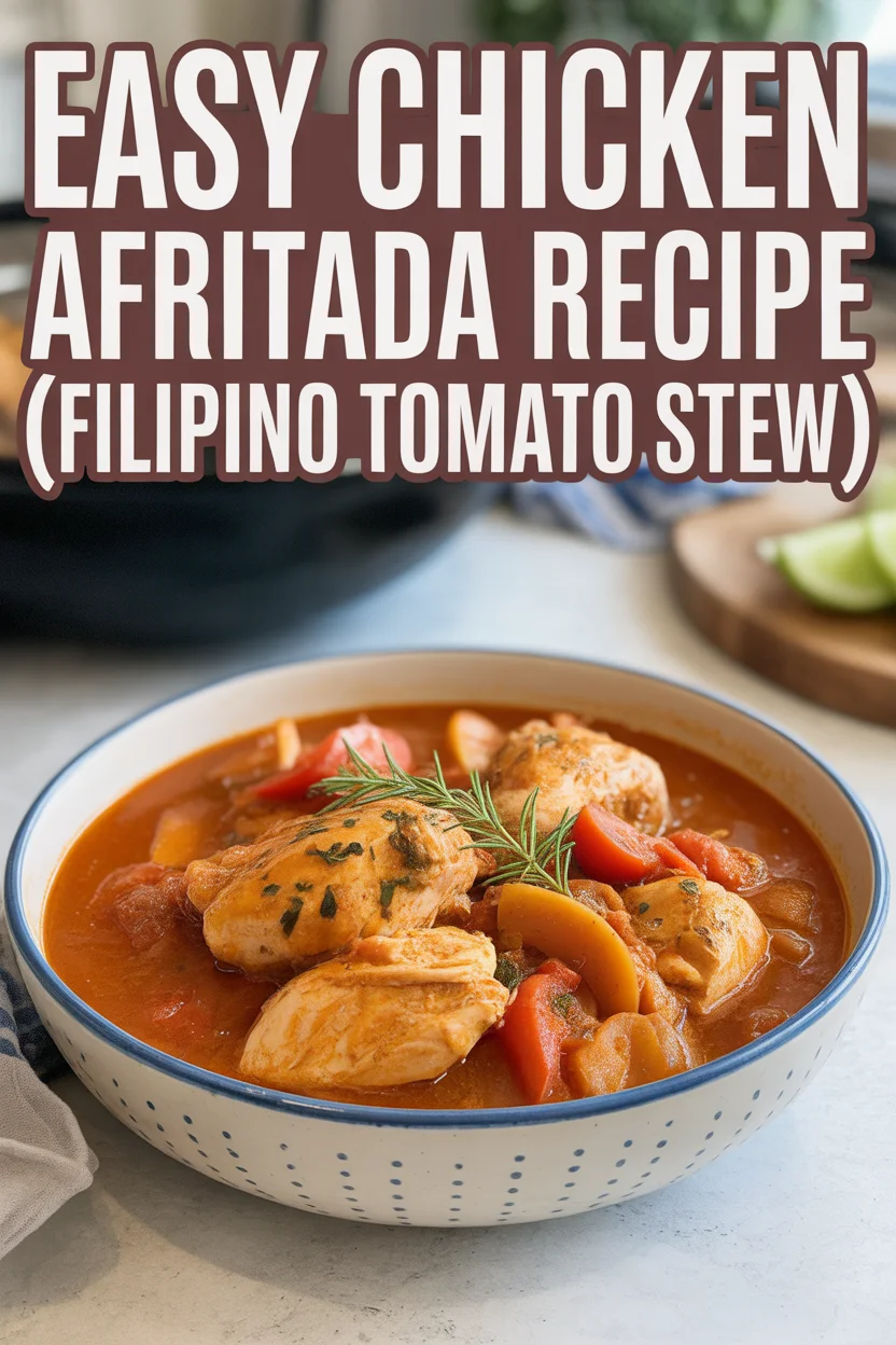 Filipino Chicken Afritada