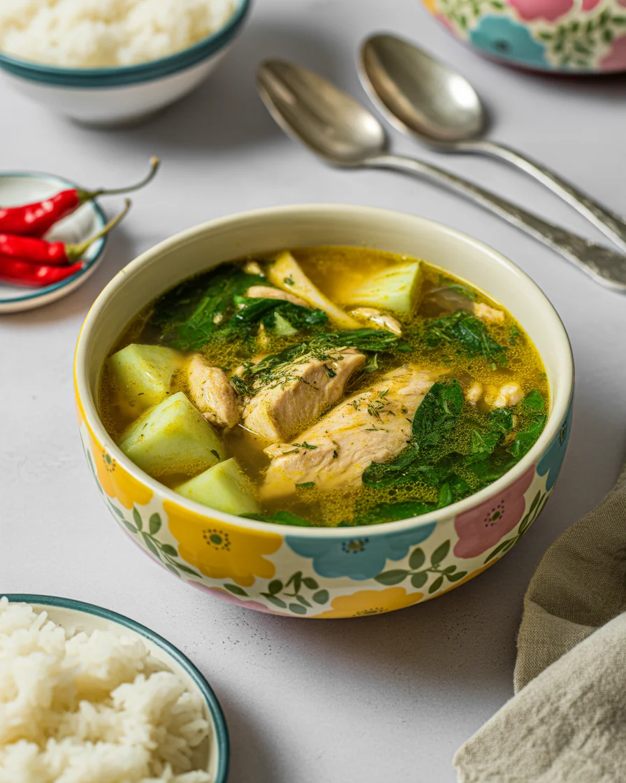 Tinolang Manok sa Papaya