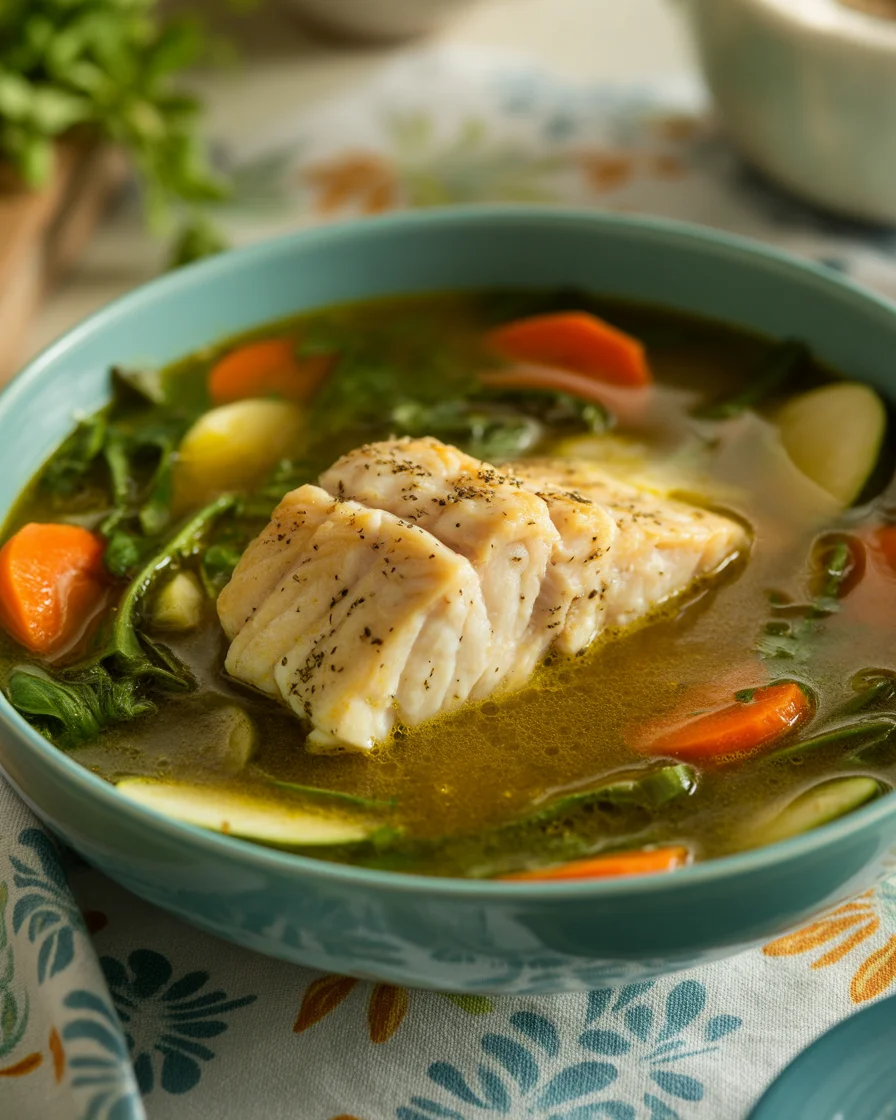 Healthy Tinolang Isda Recipe (Fish Soup with Ginger and Vegetables)