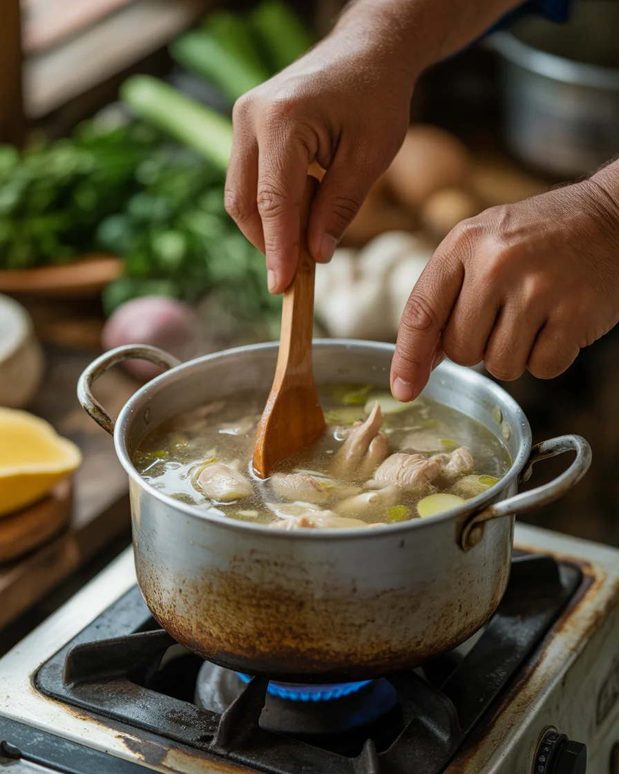 Classic Tinolang Manok Recipe with Green Papaya and Malunggay