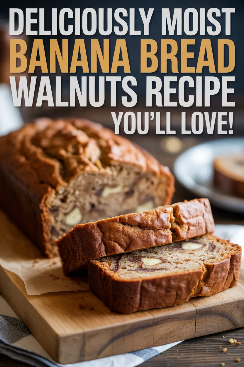 Deliciously Moist Banana Bread Walnuts Recipe You'll Love! 5 Deliciously Moist Banana Bread Walnuts Recipe You'll Love!