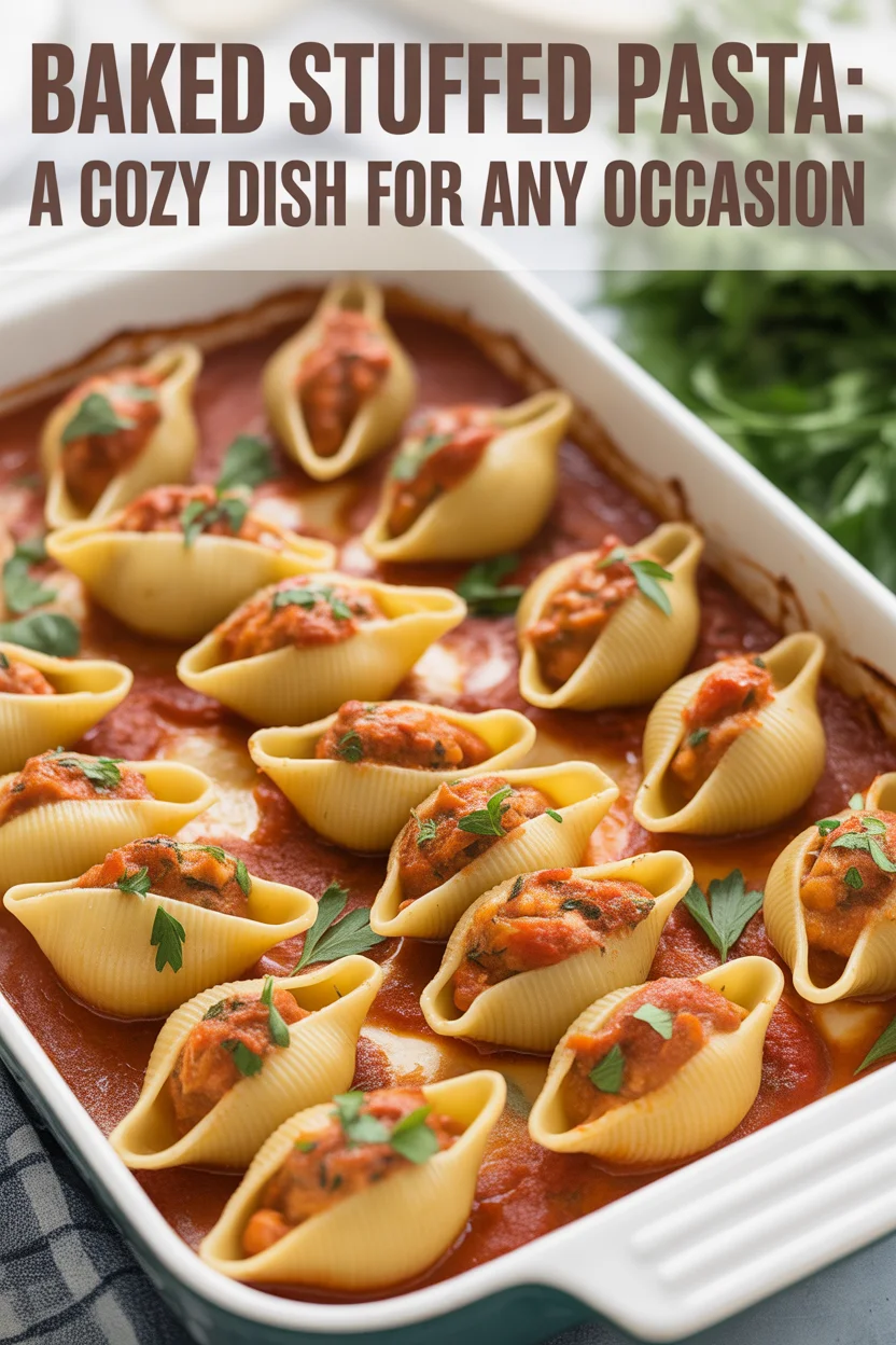 Baked Stuffed Pasta: A Cozy Dish for Any Occasion