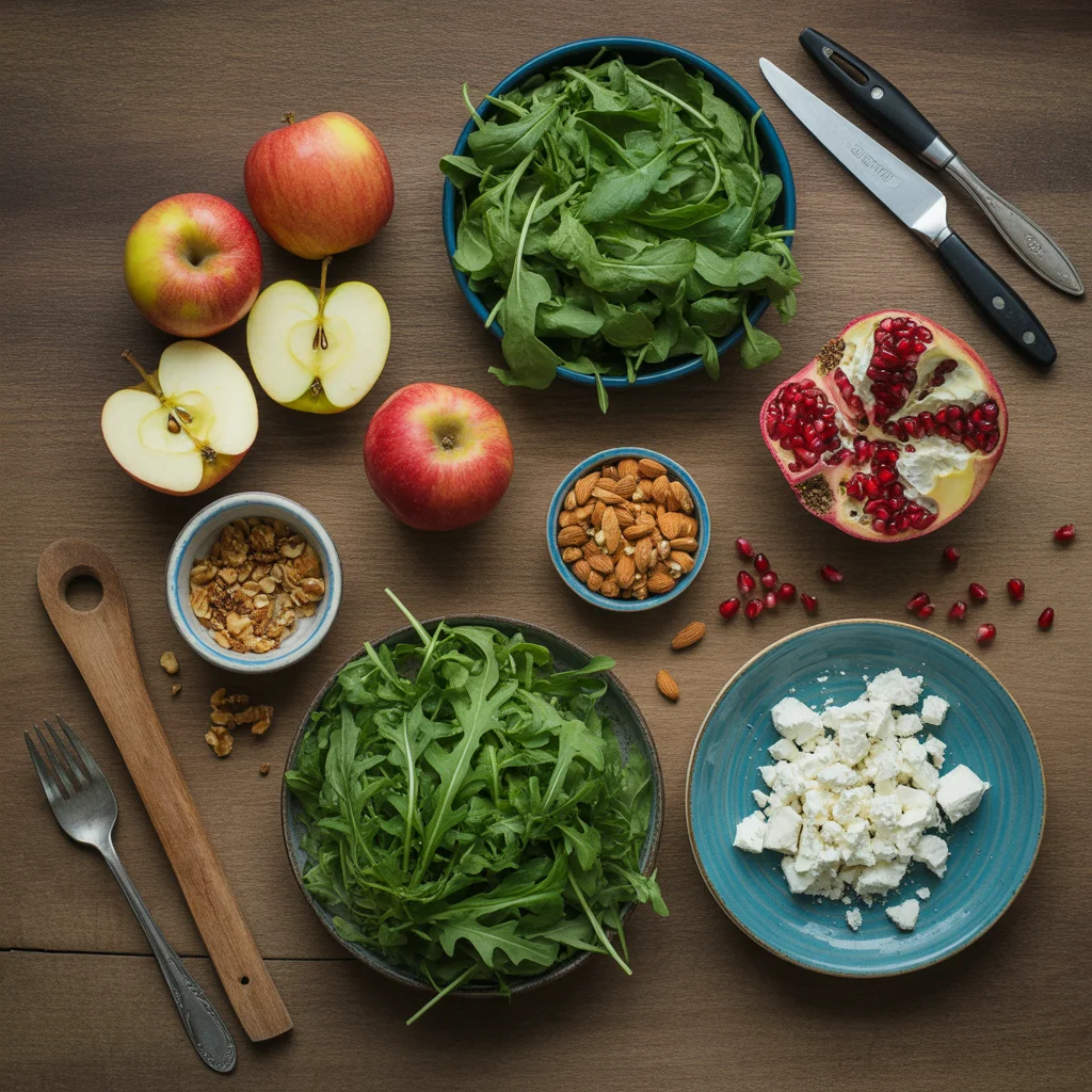 Autumn Harvest Honeycrisp Apple and Feta Salad