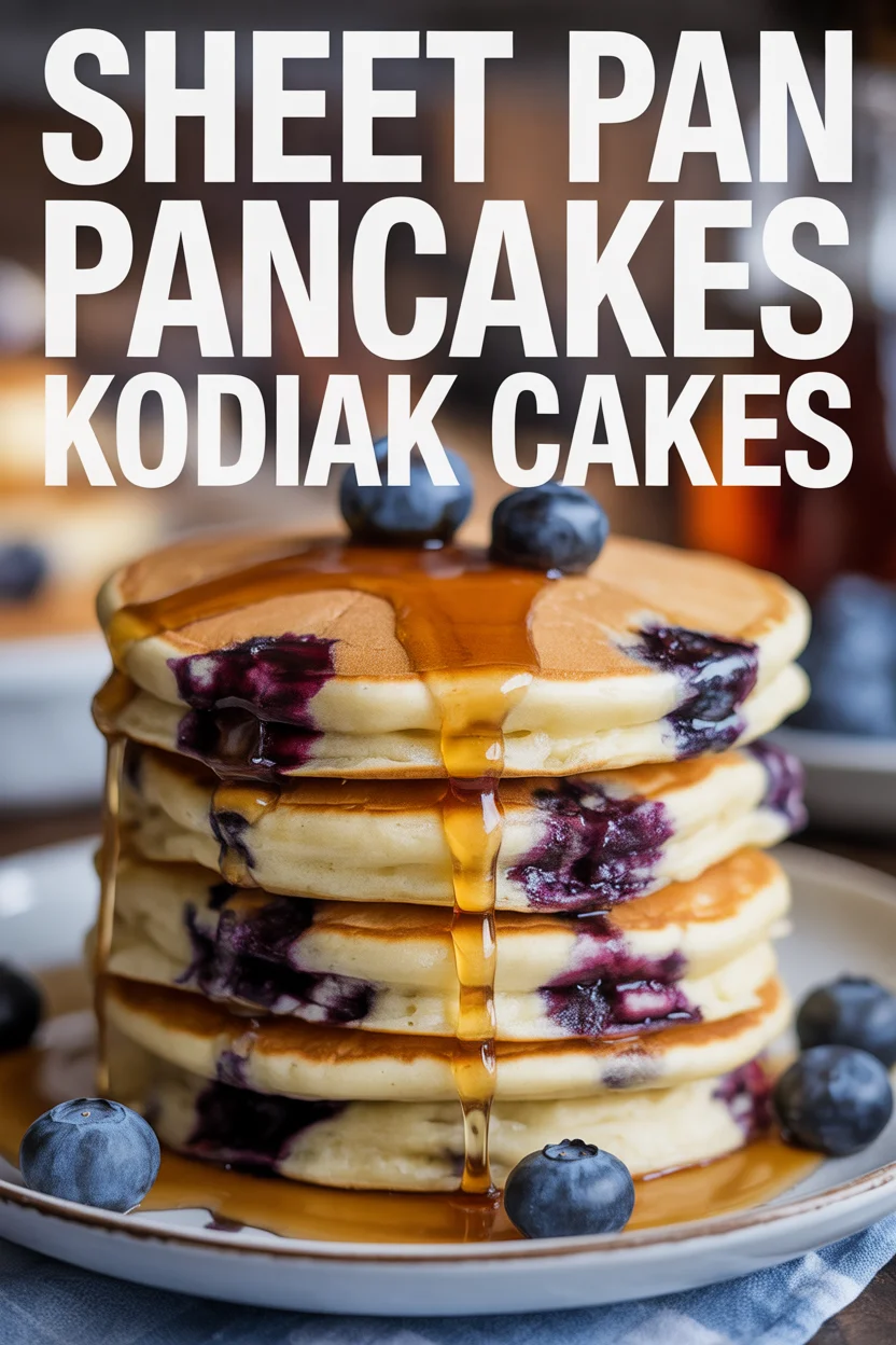 sheet pan pancakes kodiak cakes