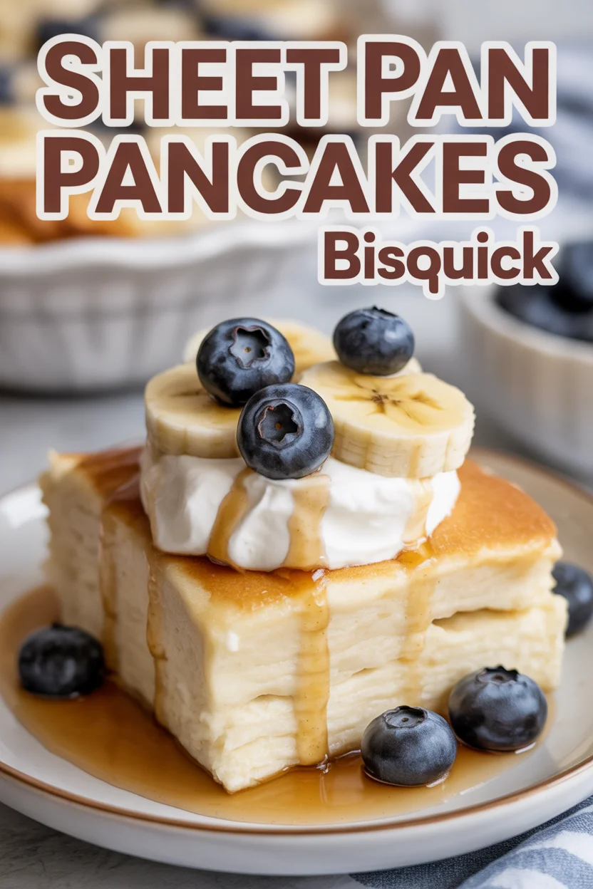 sheet pan pancakes bisquick