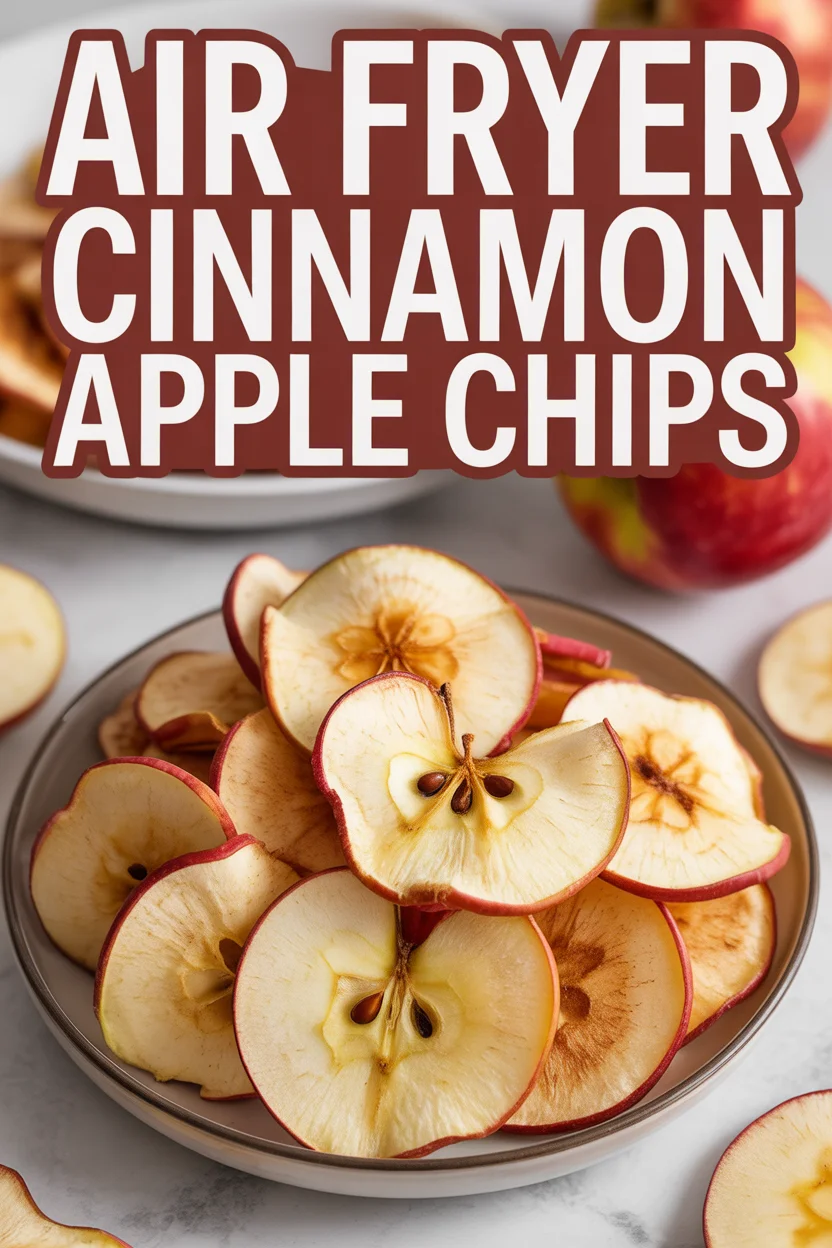 Air Fryer Cinnamon Apple Chips