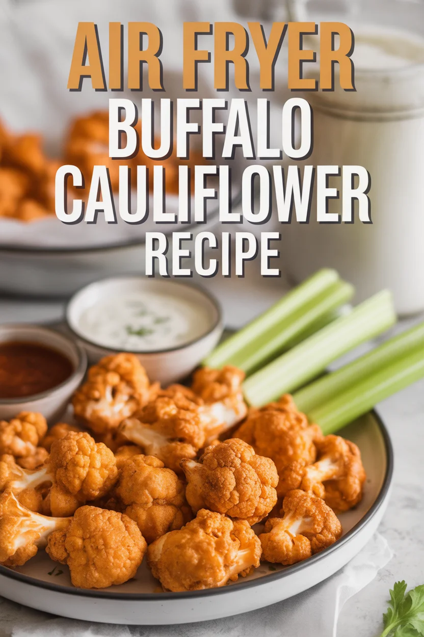 Air Fryer Buffalo Cauliflower Recipe