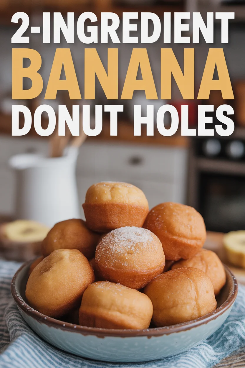 2-Ingredient Banana Donut Holes