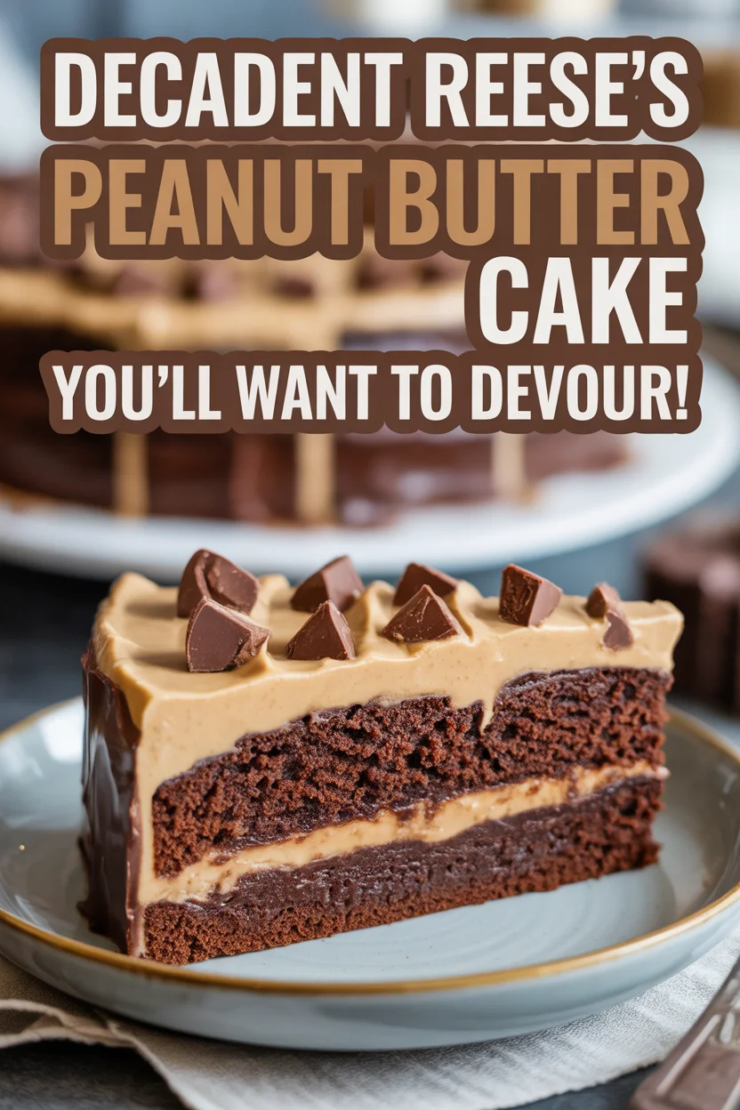 reeses peanut butter cake