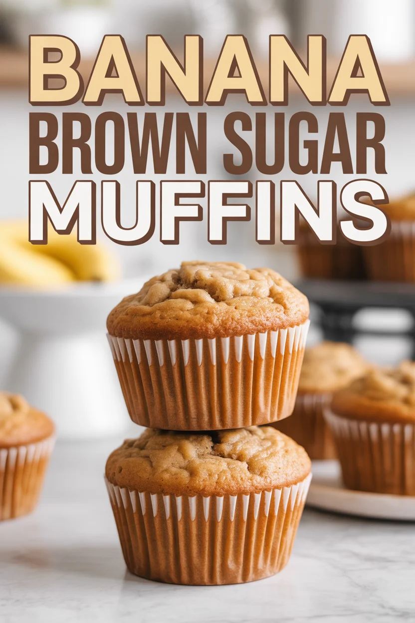 BANANA BROWN SUGAR MUFFINS