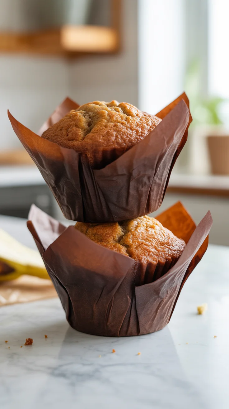 BANANA BROWN SUGAR MUFFINS