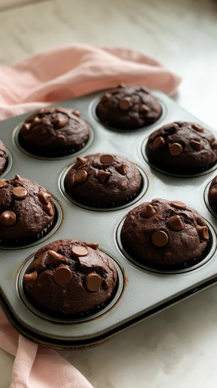 Double Chocolate Muffins