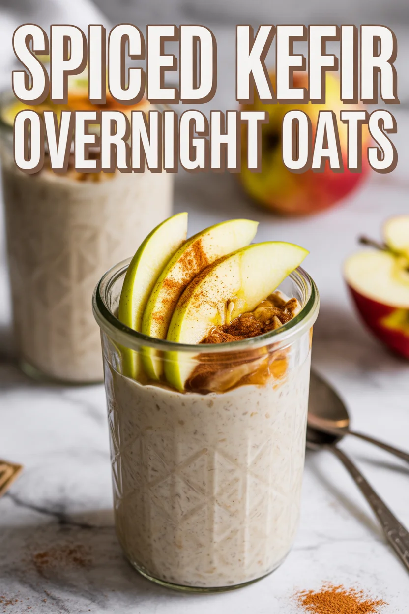 Spiced Kefir Overnight Oats