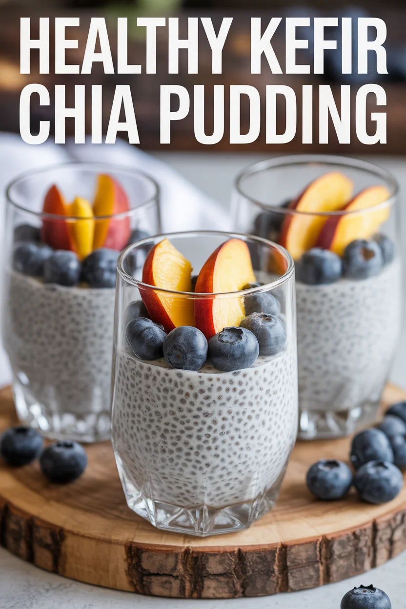 Healthy Kefir Chia Pudding