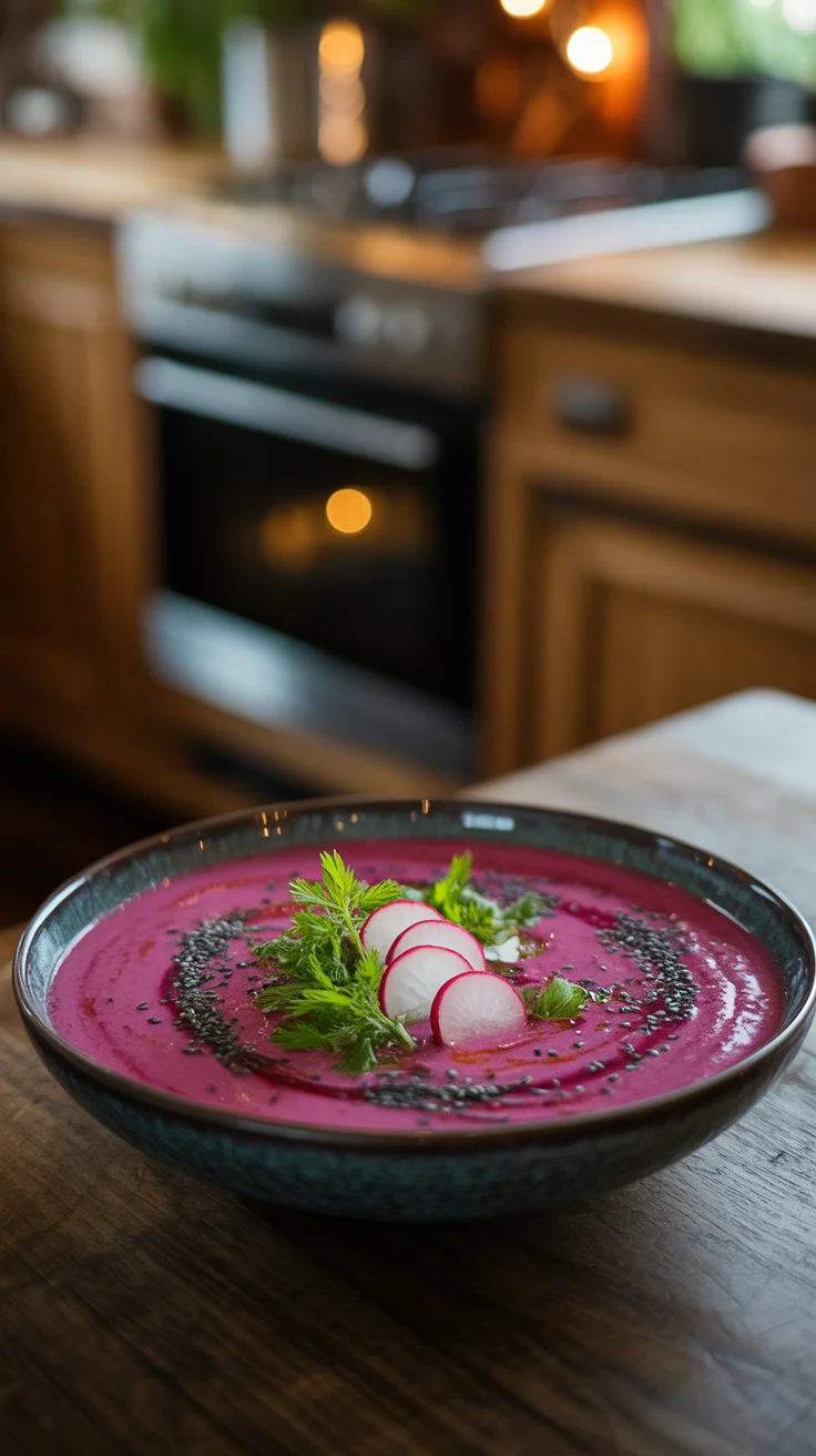 Kefir–Beet Gazpacho