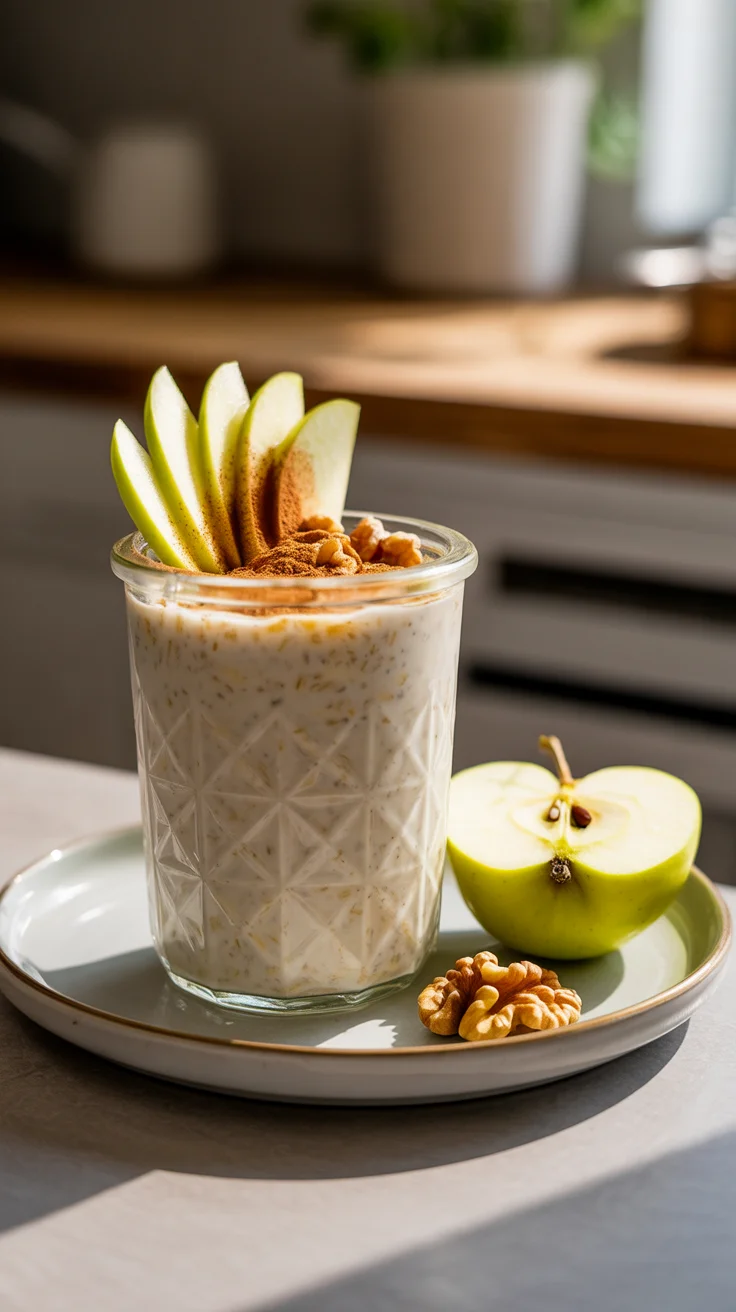 Spiced Kefir Overnight Oats