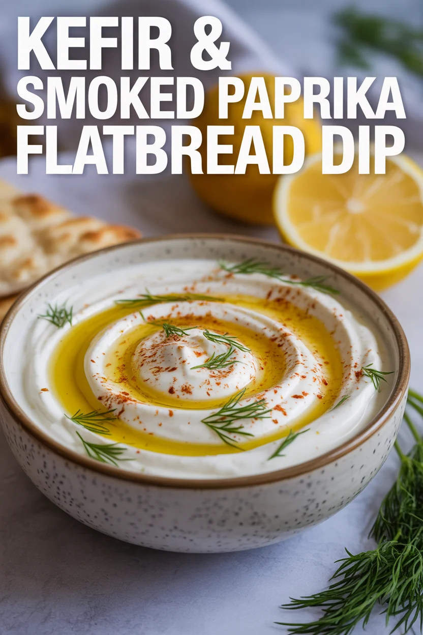 Kefir & Smoked Paprika Flatbread Dip