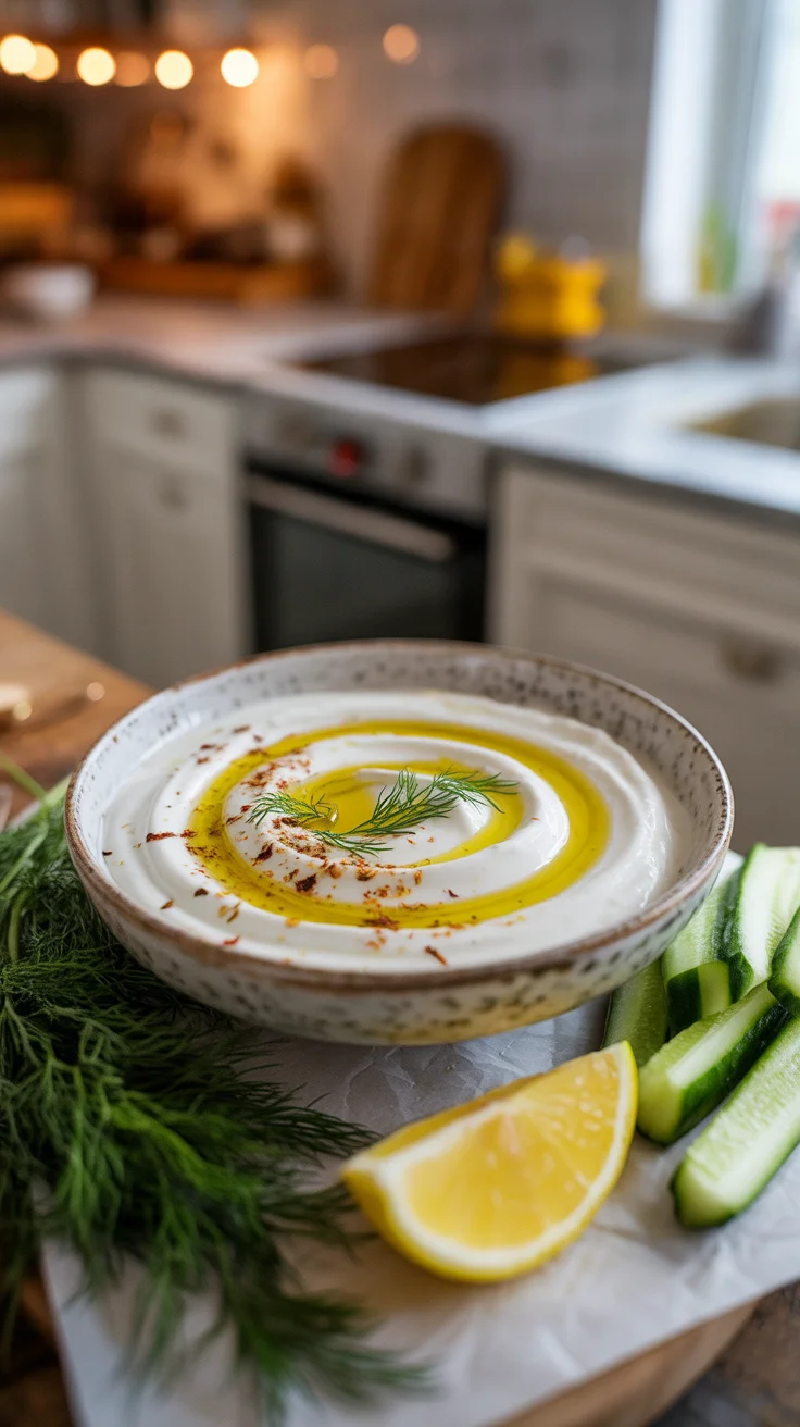Kefir Smoked Paprika Flatbread Dip