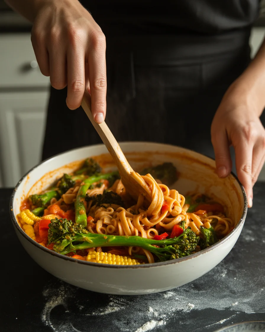 One Pot Vegetable Pasta